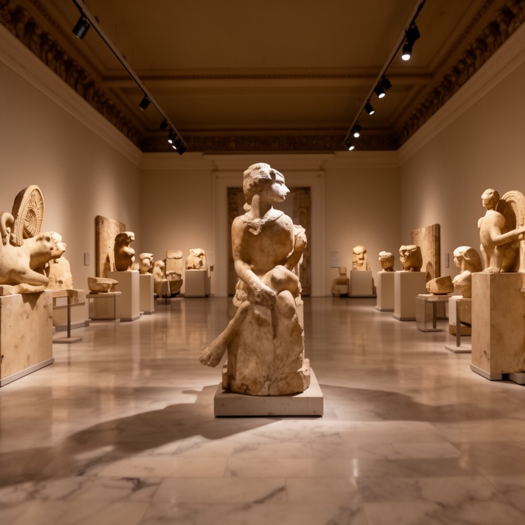 AI-generated illustration of Carthage National Museum