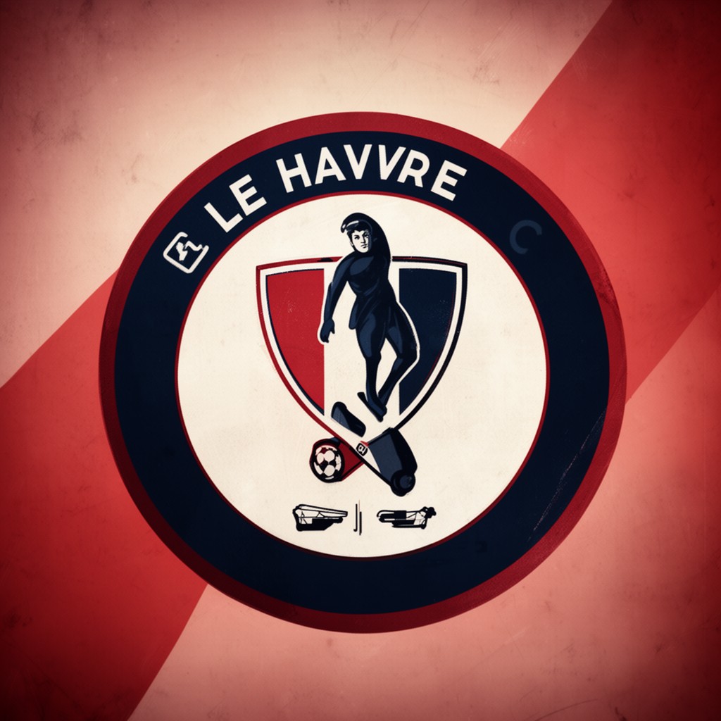 AI-generated illustration of Le Havre AC