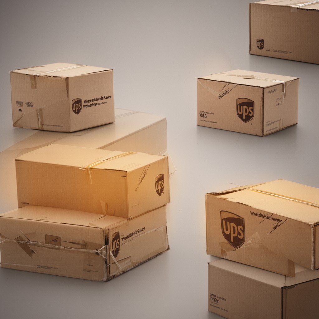 AI-generated illustration of UPS Worldwide Saver