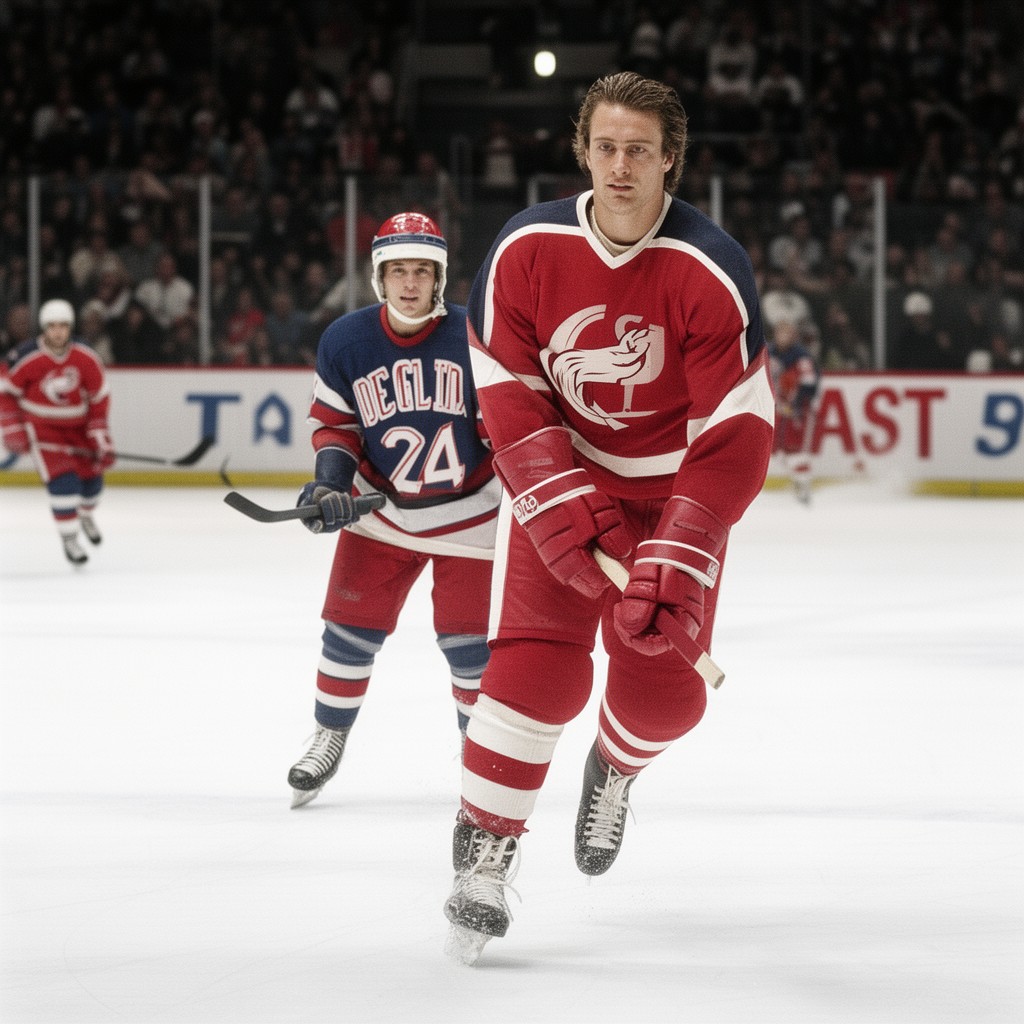 AI-generated illustration of Bobby Orr