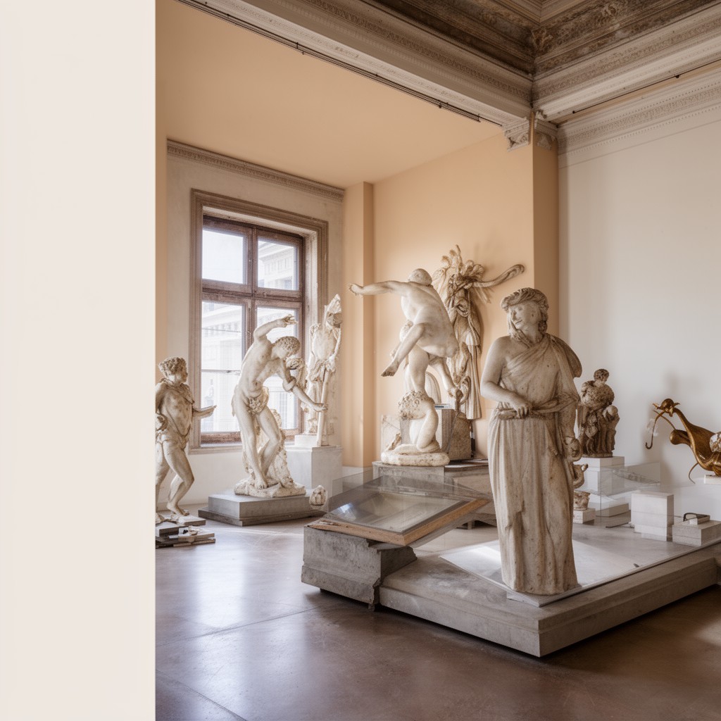 AI-generated illustration of Academy of Fine Arts Karlsruhe