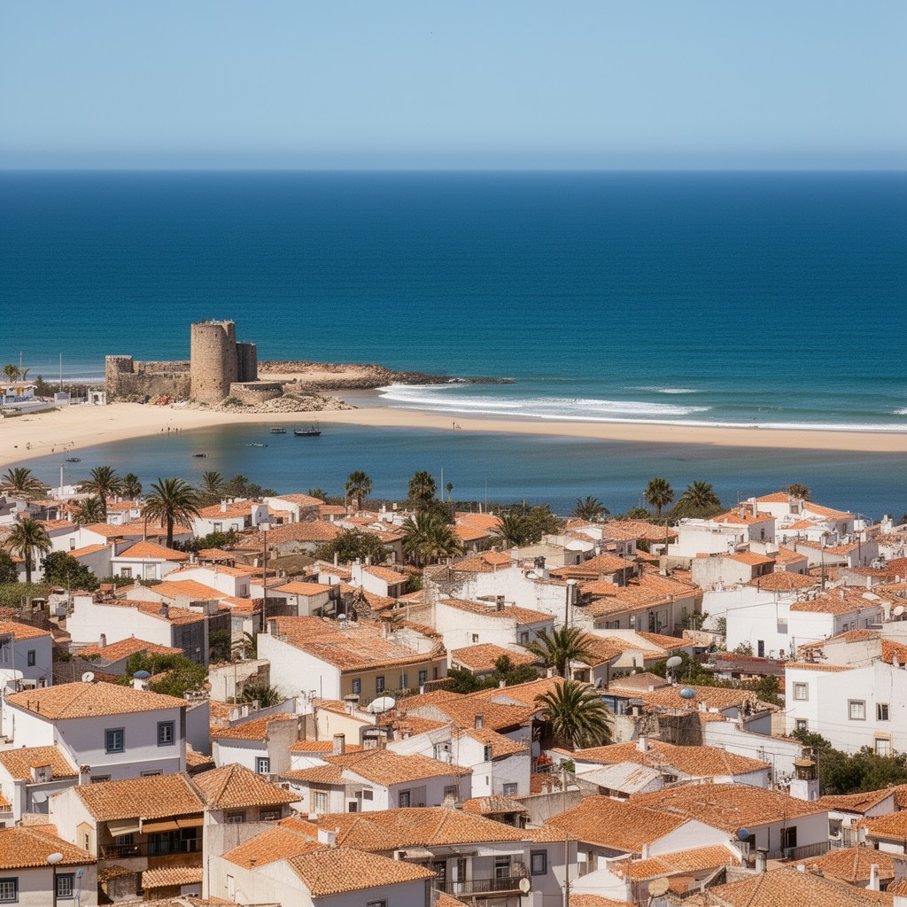 AI-generated illustration of Vila Nova de Cacela