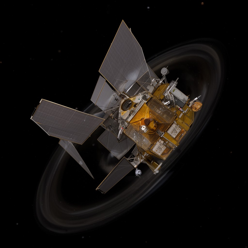 AI-generated illustration of Venus Express