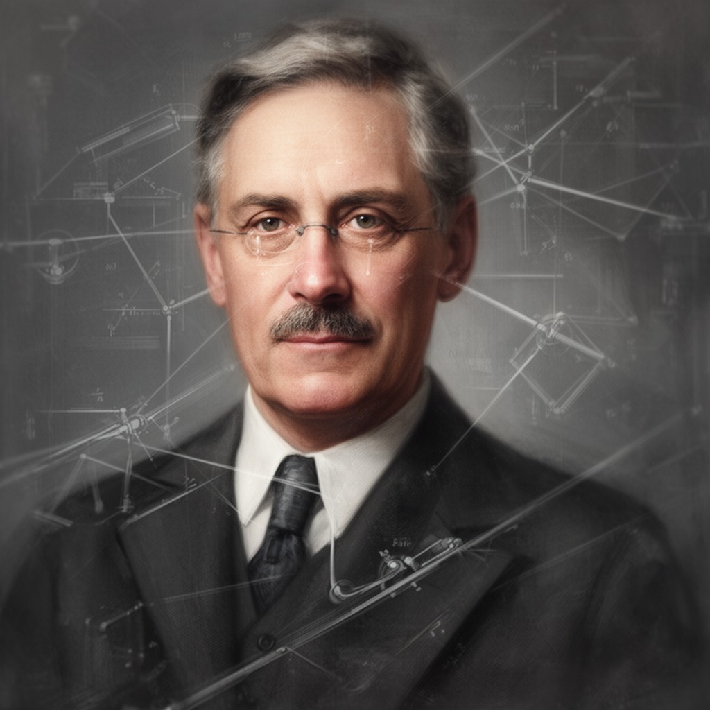 AI-generated illustration of Charles Glover Barkla