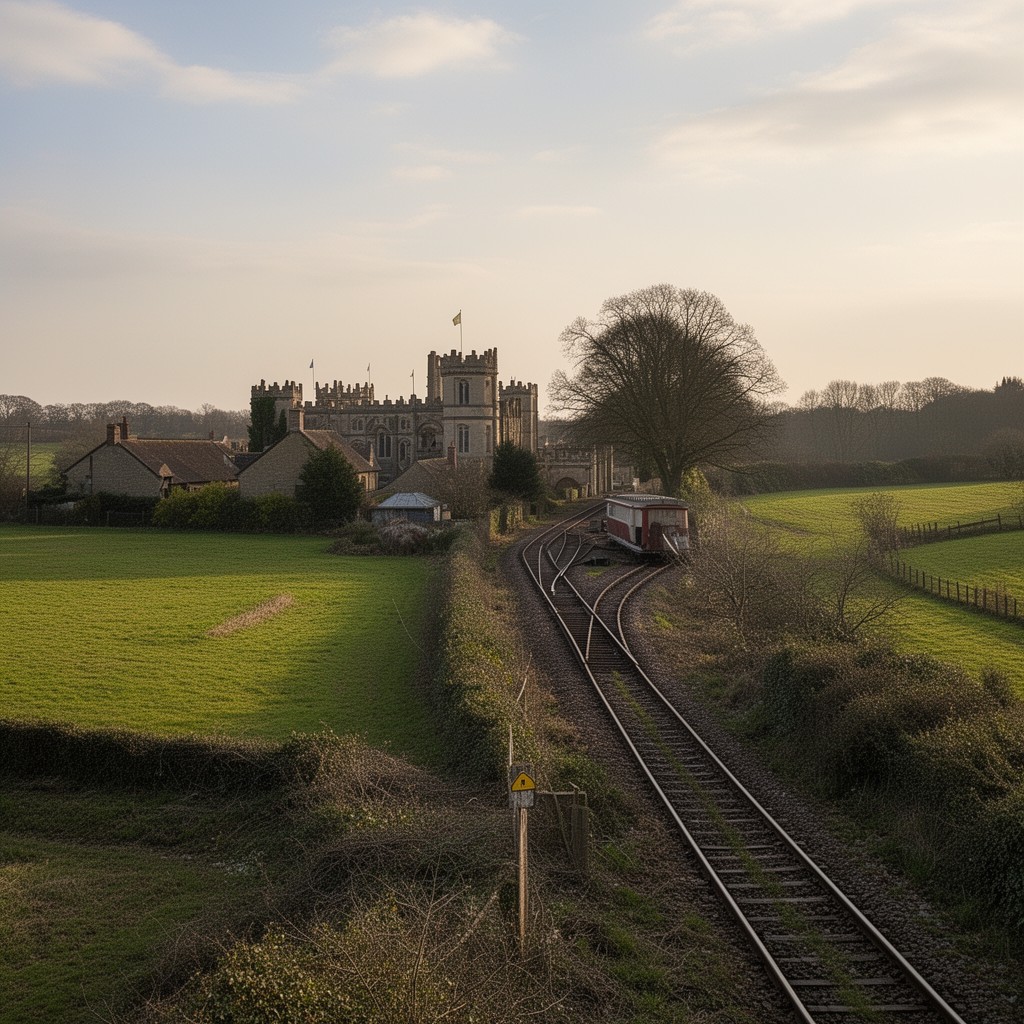 AI-generated illustration of Long Hanborough