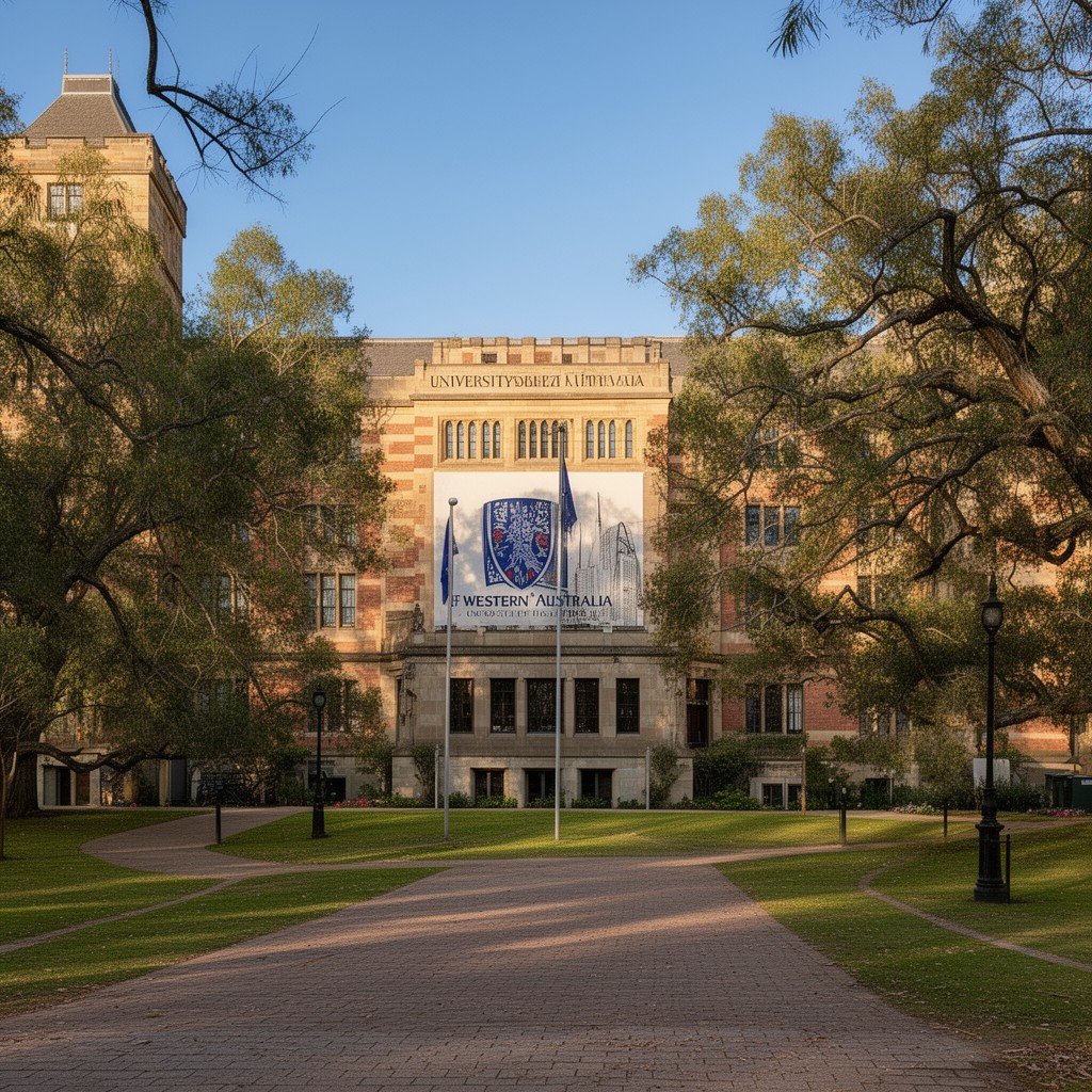 AI-generated illustration of University of Western Australia
