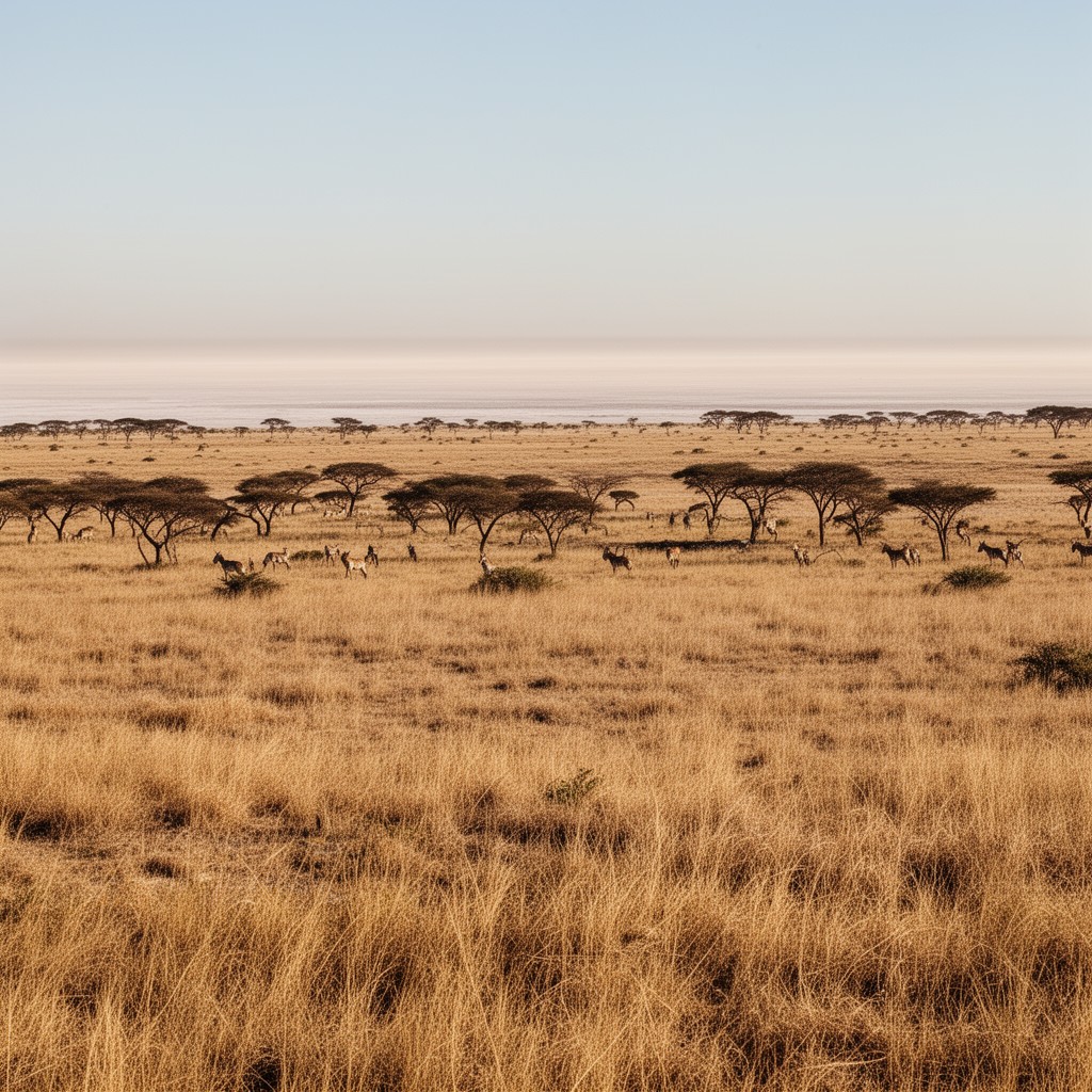 AI-generated illustration of Etosha National Park