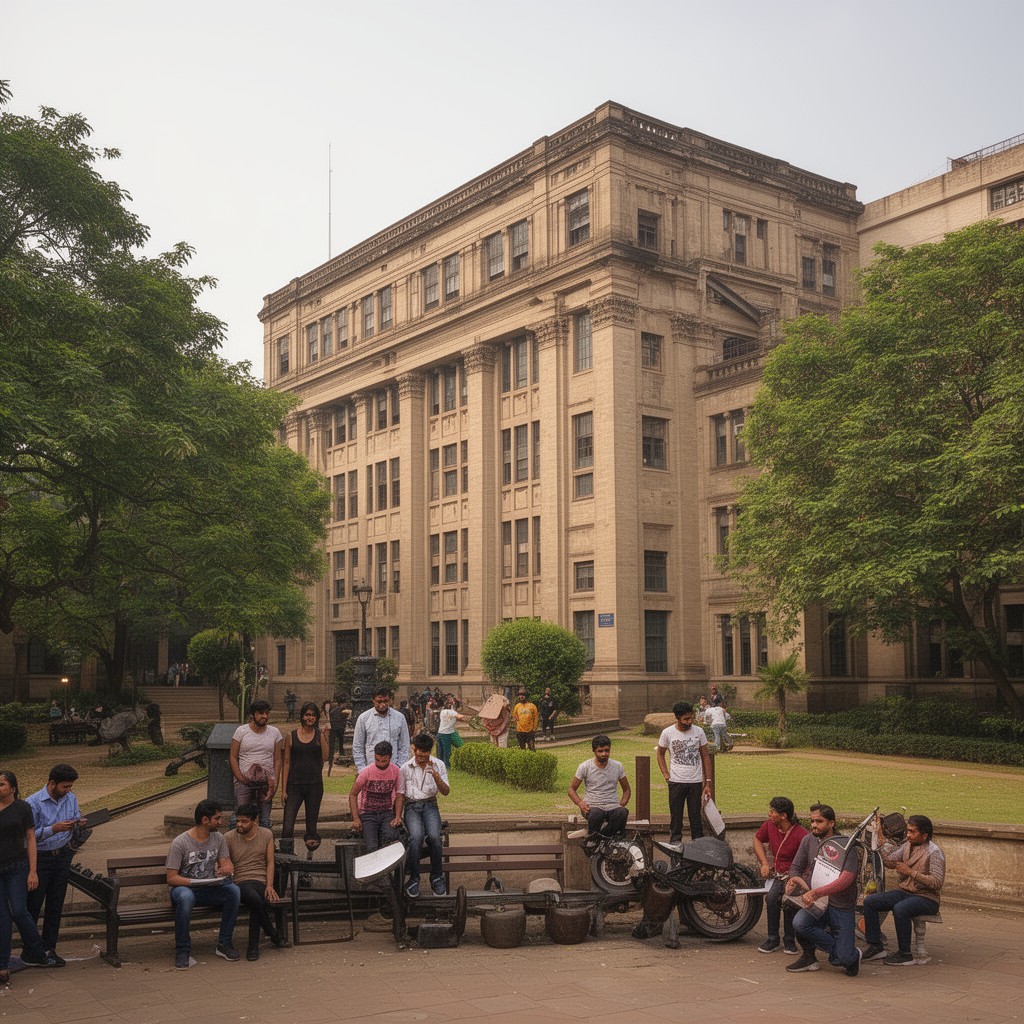 AI-generated illustration of College of Engineering Pune