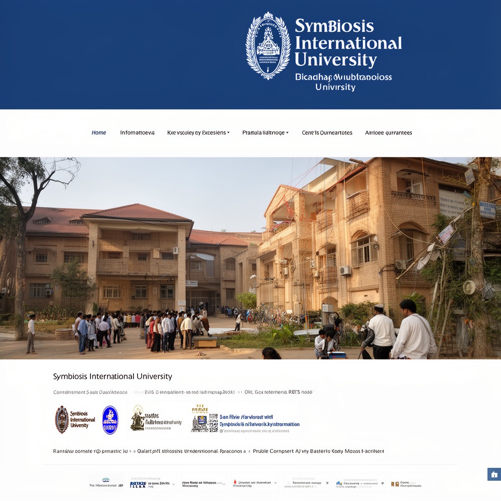 AI-generated illustration of Symbiosis International University
