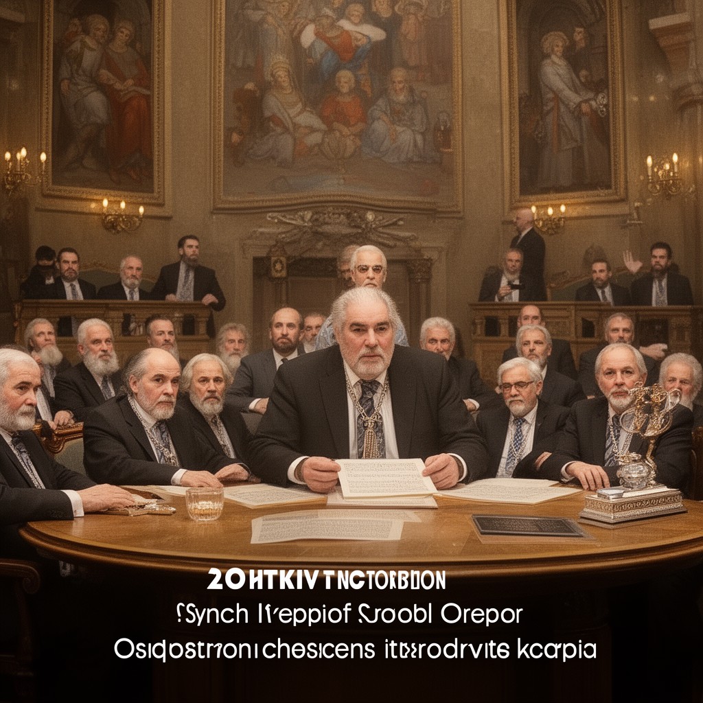 AI-generated illustration of Holy Synod of the Russian Orthodox Church