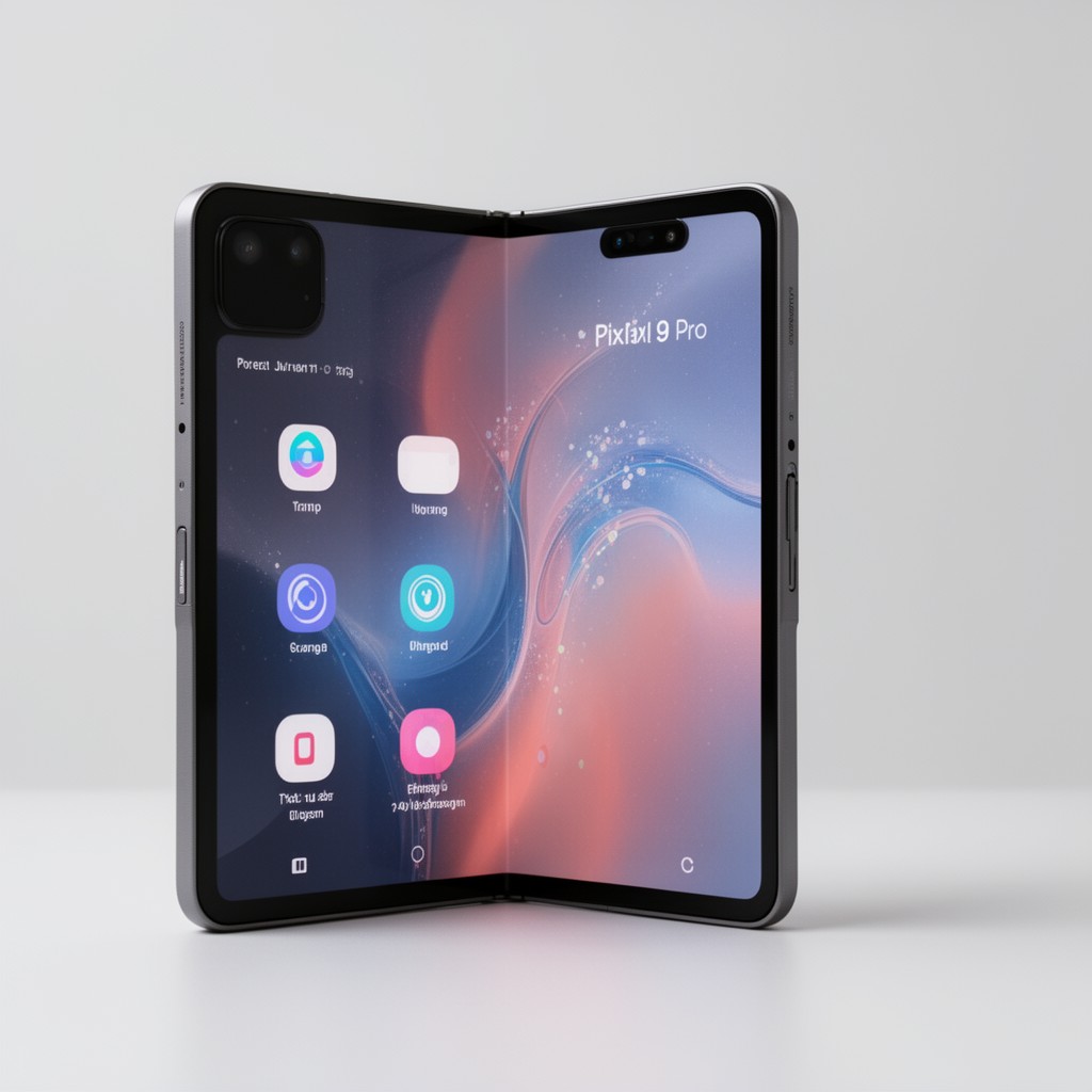 AI-generated illustration of Pixel 9 Pro Fold