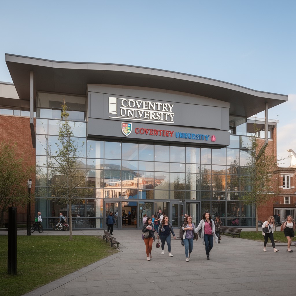 AI-generated illustration of Coventry University