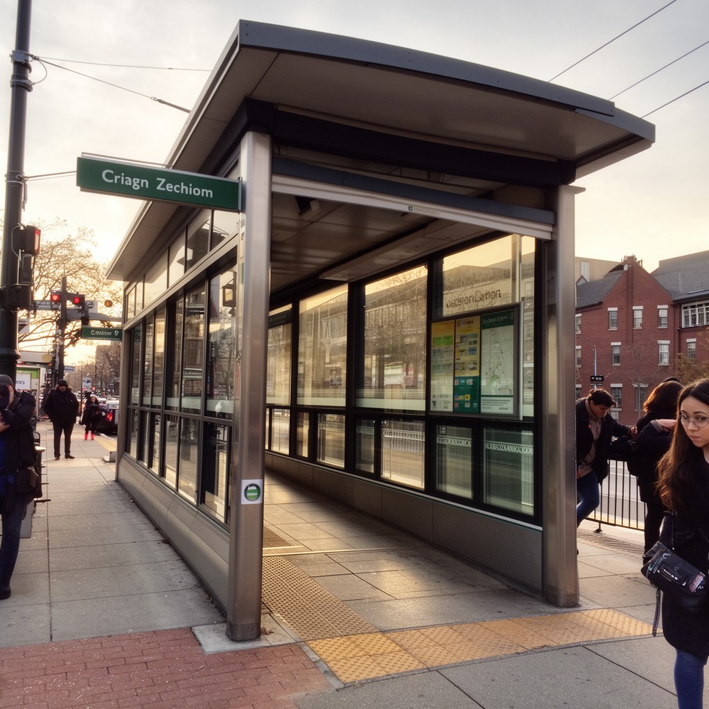 AI-generated illustration of Lechmere station