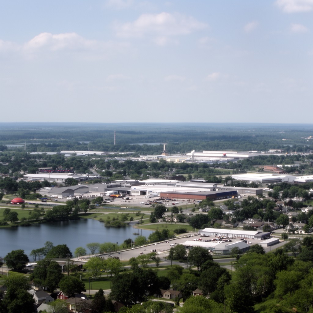 AI-generated illustration of Orion Township, Michigan