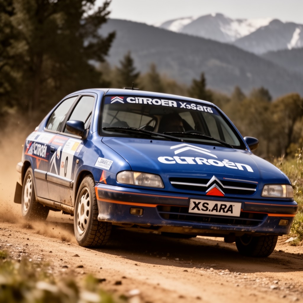 AI-generated illustration of Citroën Xsara