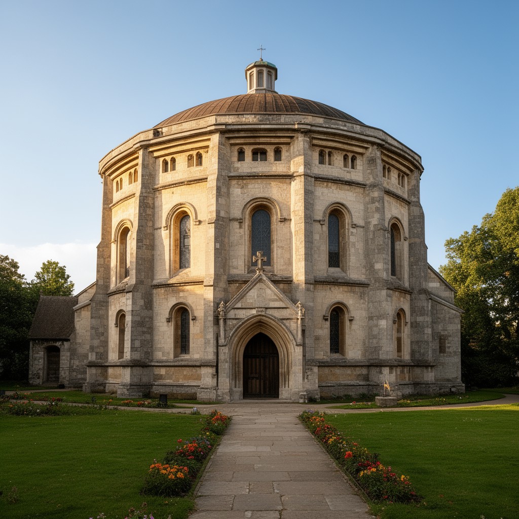 AI-generated illustration of Round Church