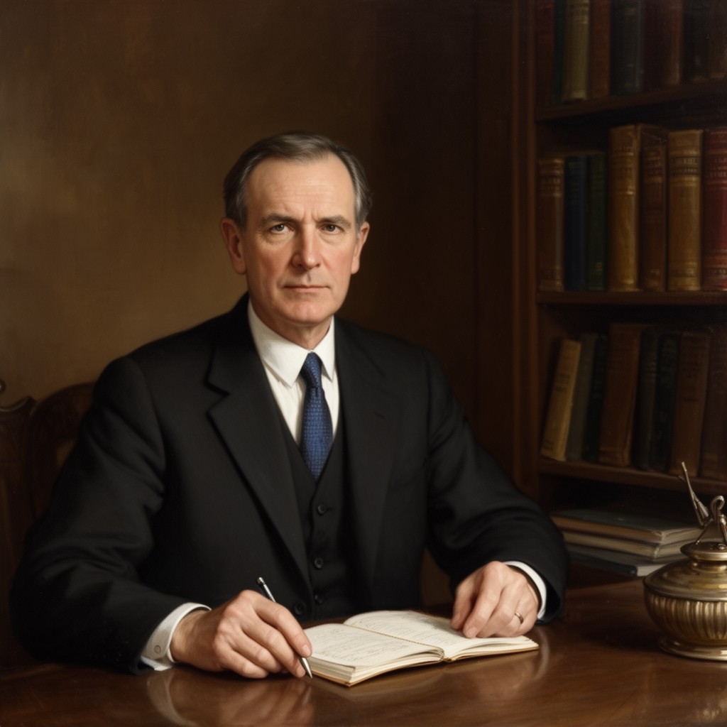AI-generated illustration of James Clark McReynolds