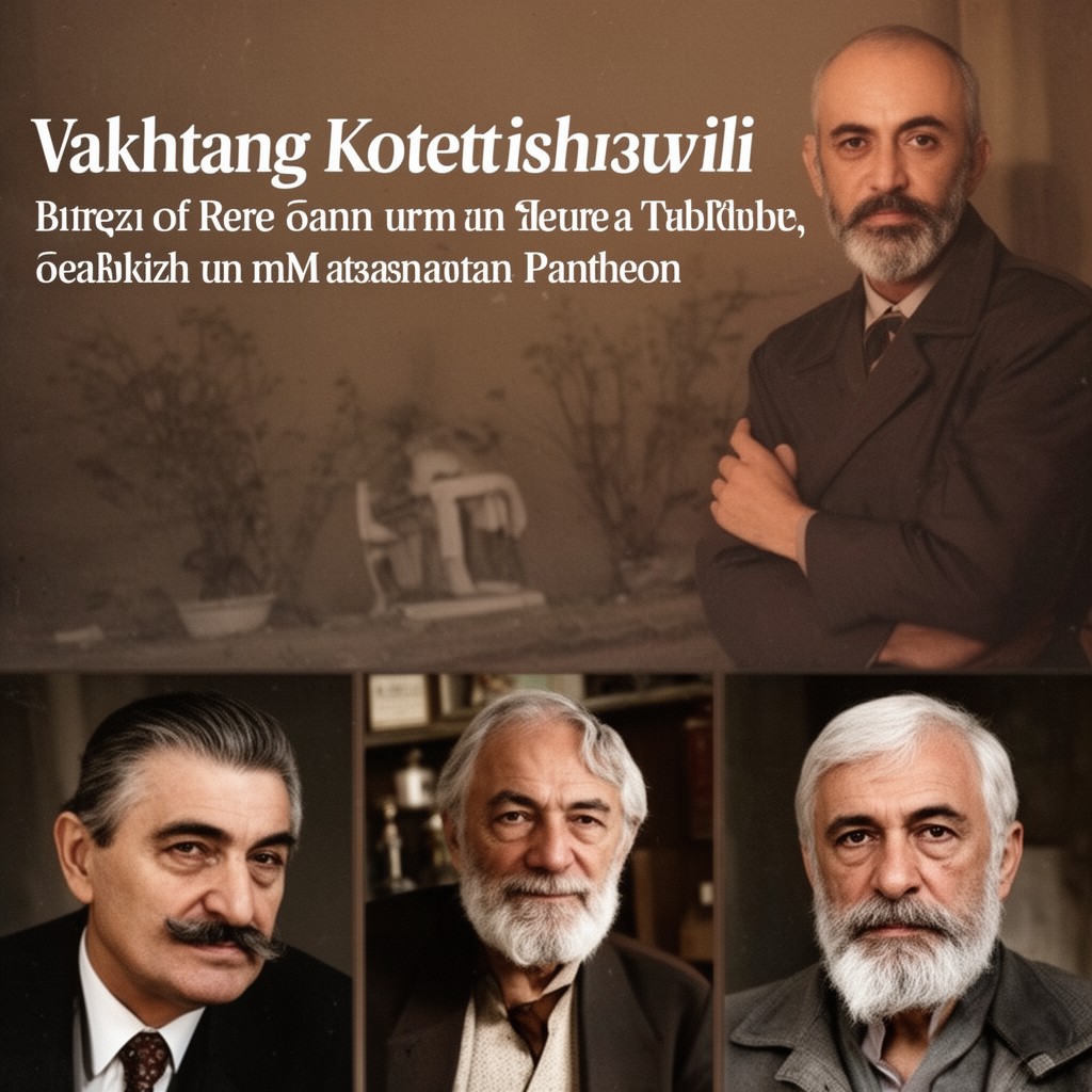 AI-generated illustration of Vakhtang Kotetishvili
