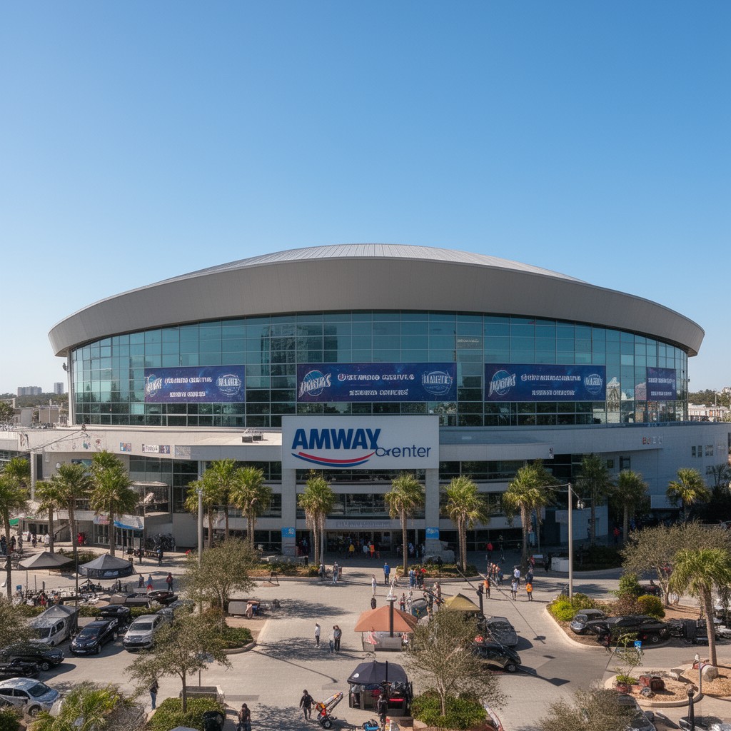 AI-generated illustration of Amway Center