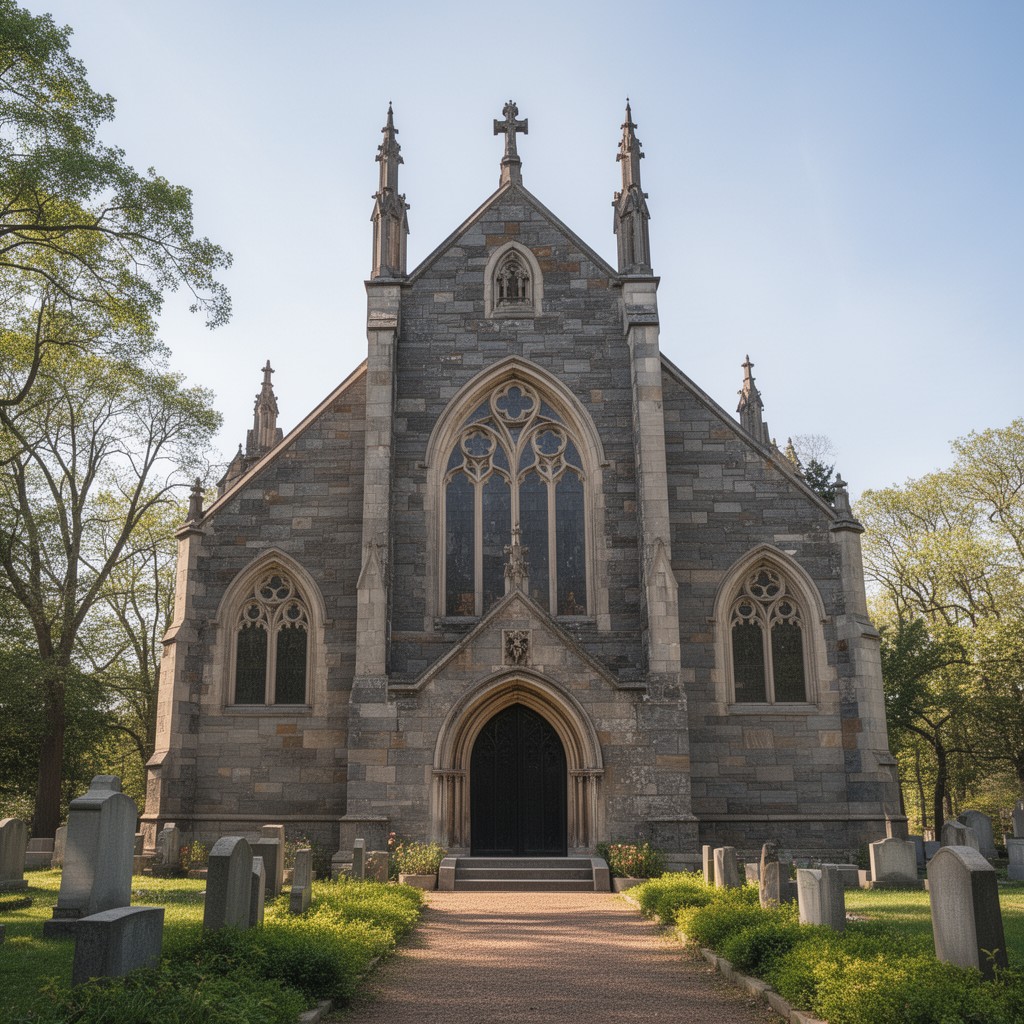 AI-generated illustration of Bigelow Chapel
