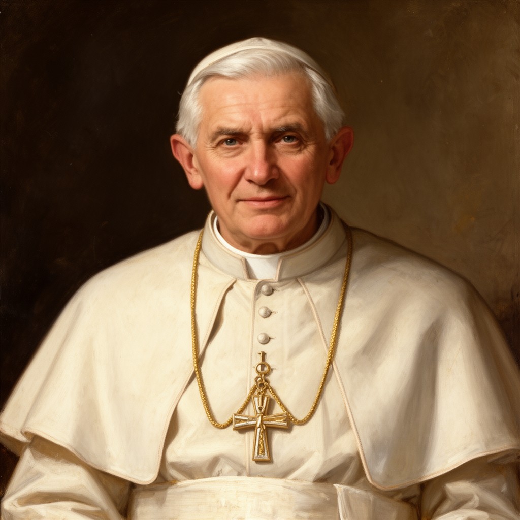 AI-generated illustration of Pope Benedict XV