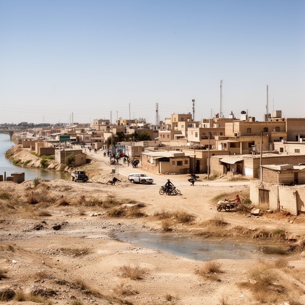 AI-generated illustration of Al-Ramadi