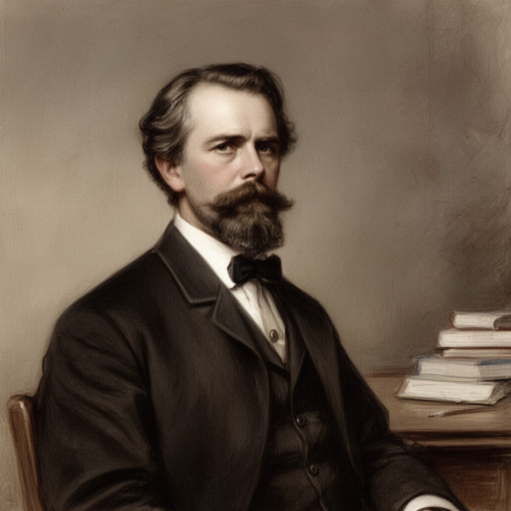 AI-generated illustration of Carl Menger