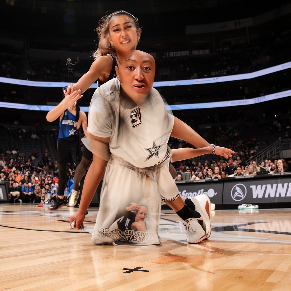 AI-generated illustration of San Antonio Silver Stars