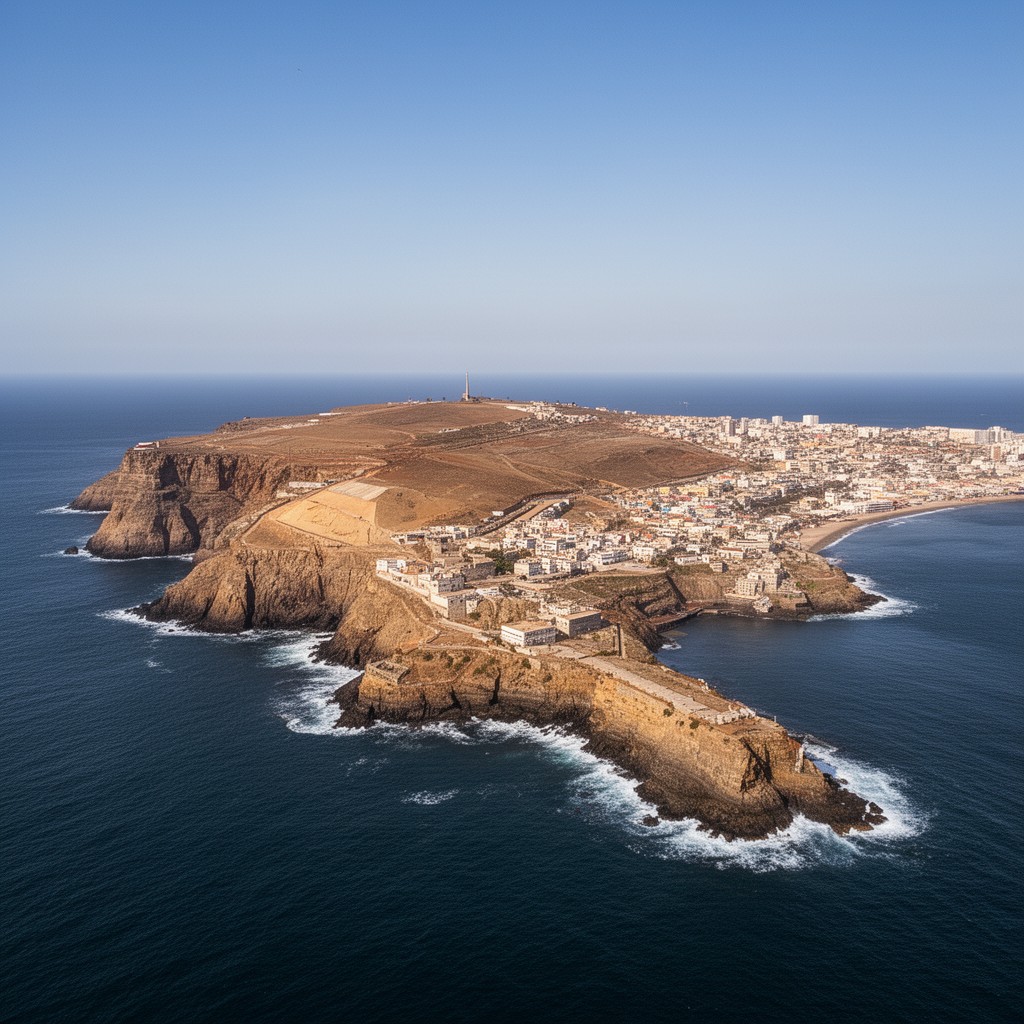 AI-generated illustration of Cap-Vert Peninsula