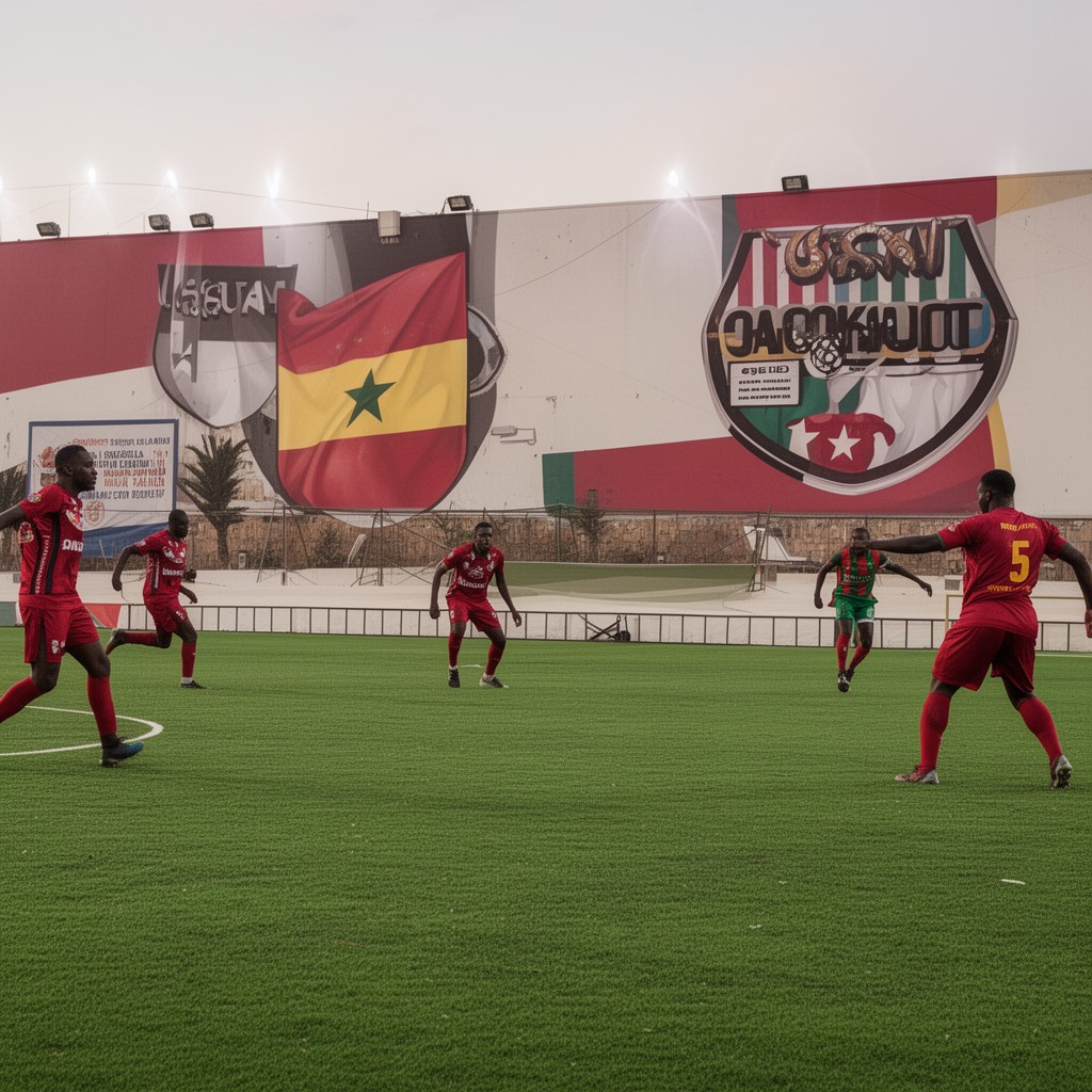 AI-generated illustration of US Ouakam