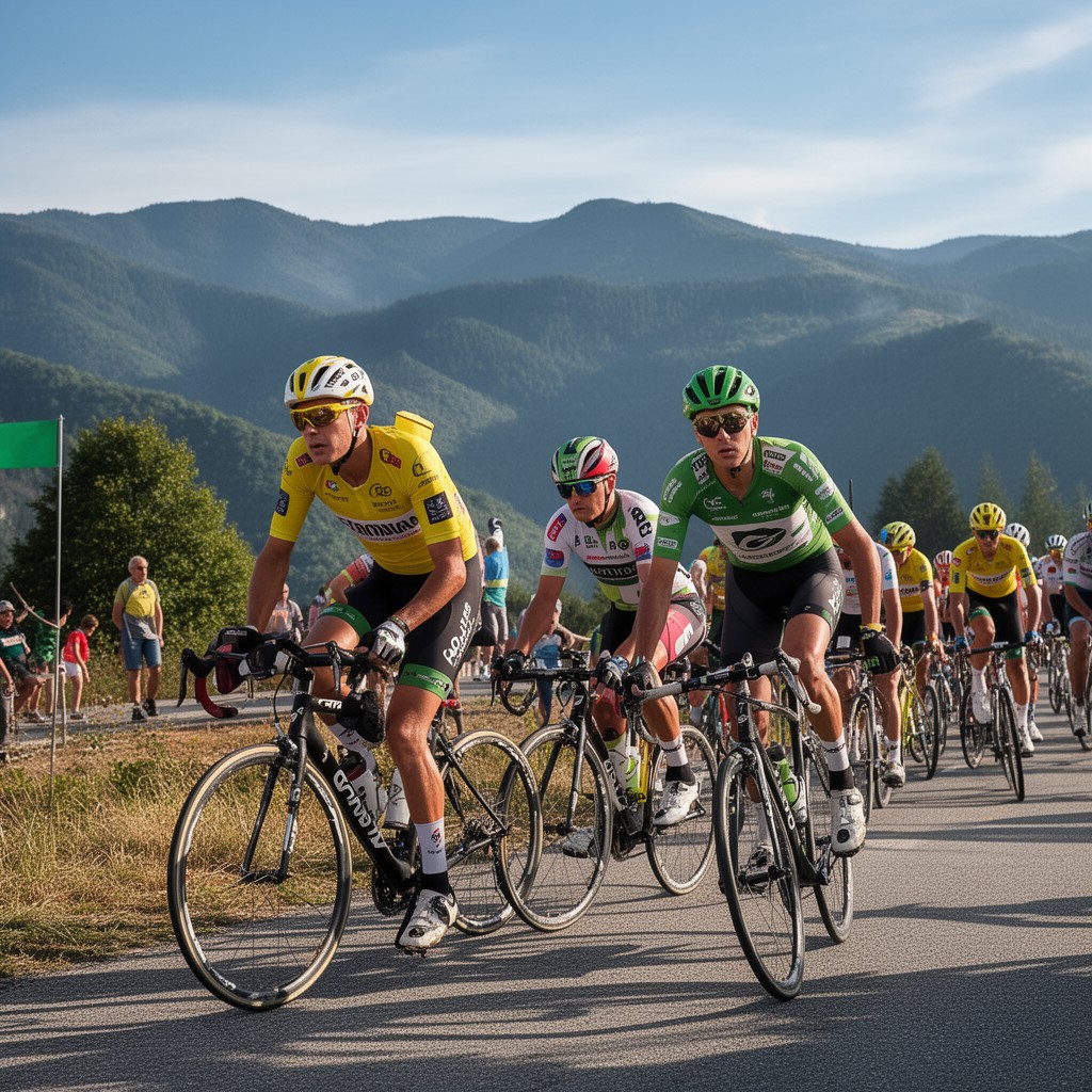 AI-generated illustration of Giro di Lombardia