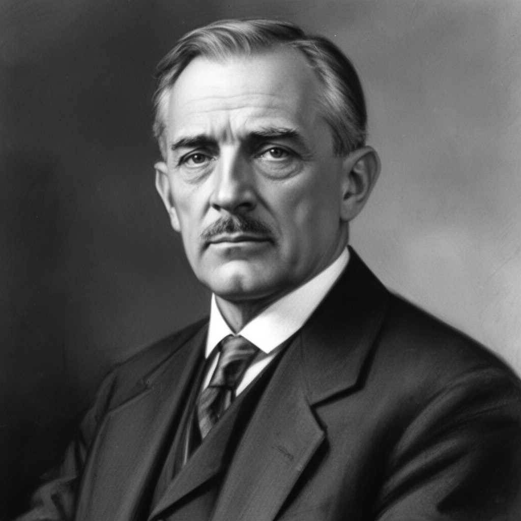 AI-generated illustration of Tomáš Garrigue Masaryk