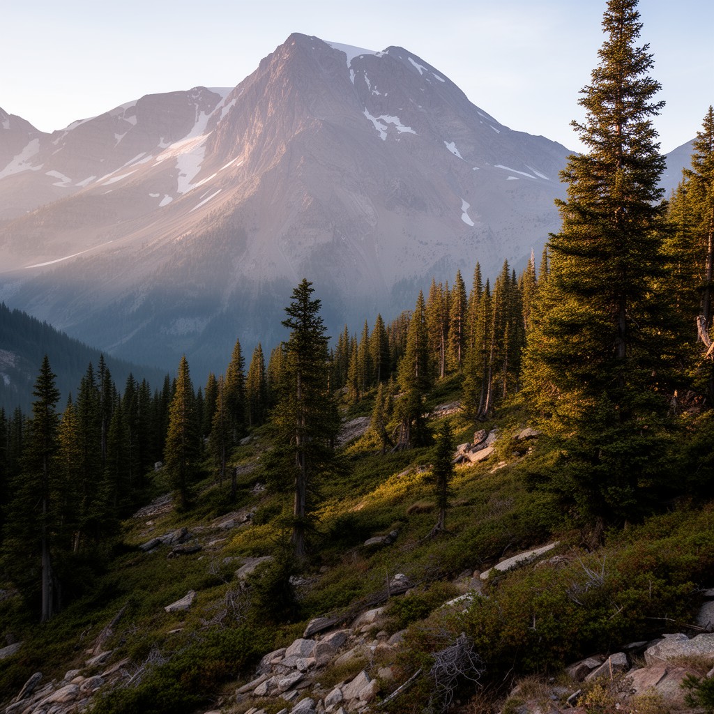 AI-generated illustration of South Mount Elbert Trail