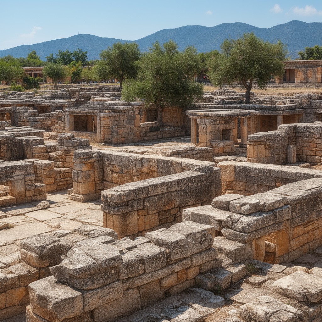 AI-generated illustration of Knossos