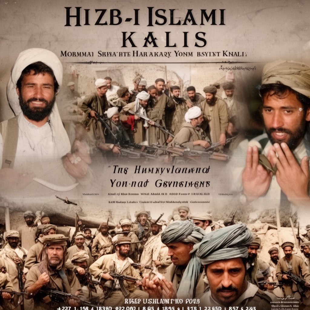 AI-generated illustration of Hizb-i Islami Khalis