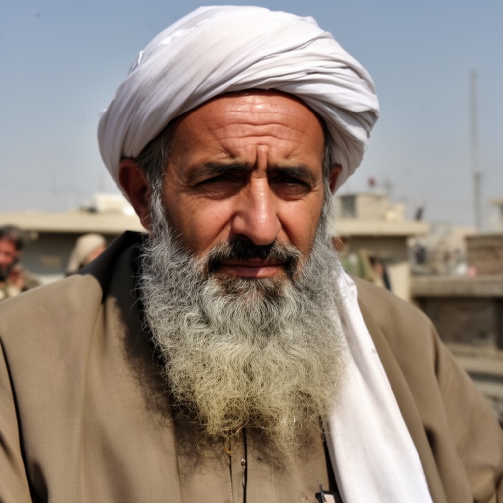 AI-generated illustration of Gulbuddin Hekmatyar