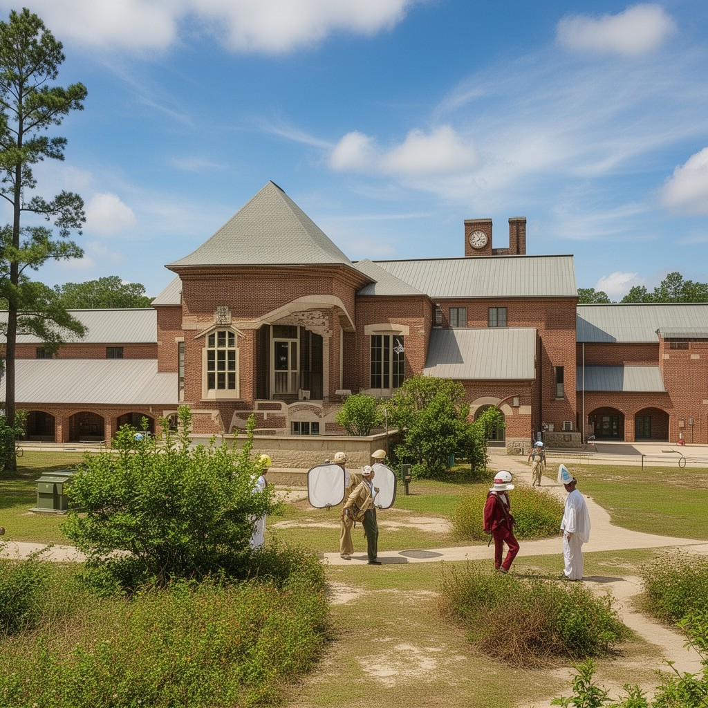 AI-generated illustration of Camp Johnson