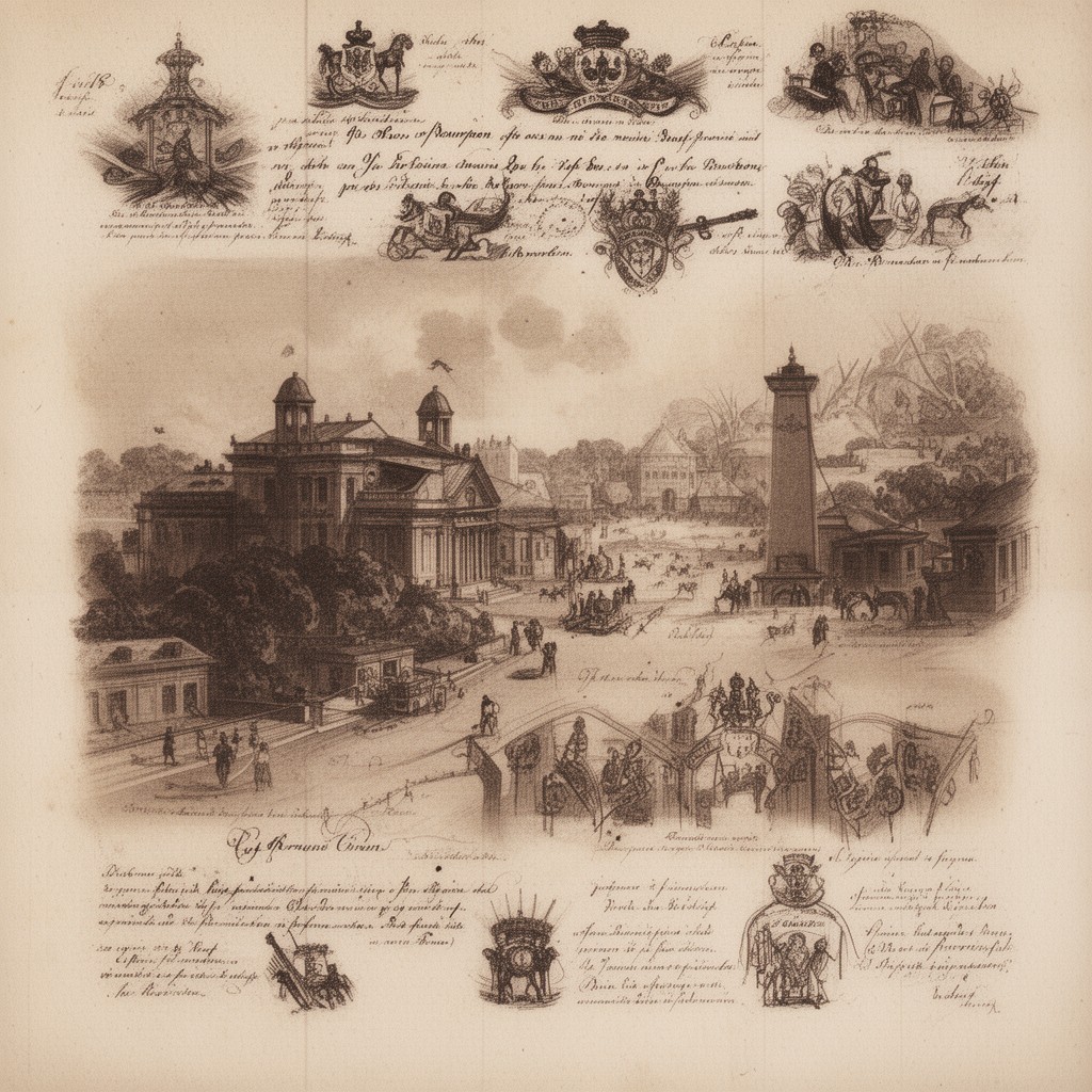 AI-generated illustration of House of Bourbon