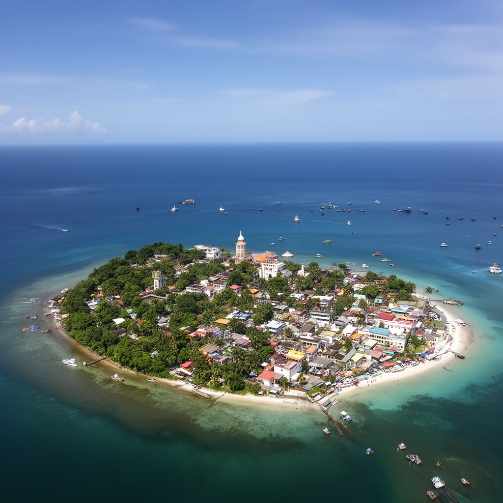 AI-generated illustration of Cebu Island