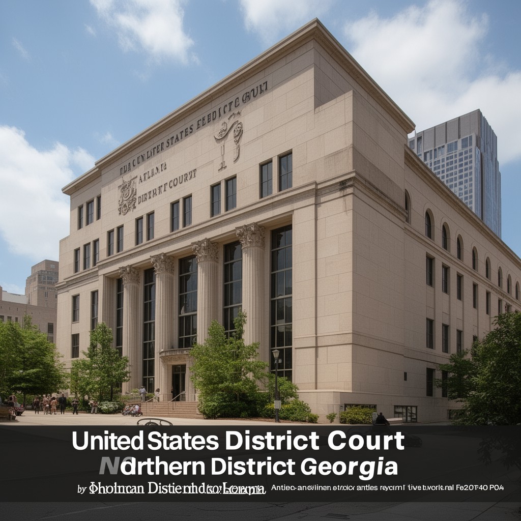 AI-generated illustration of United States District Court for the Northern District of Georgia