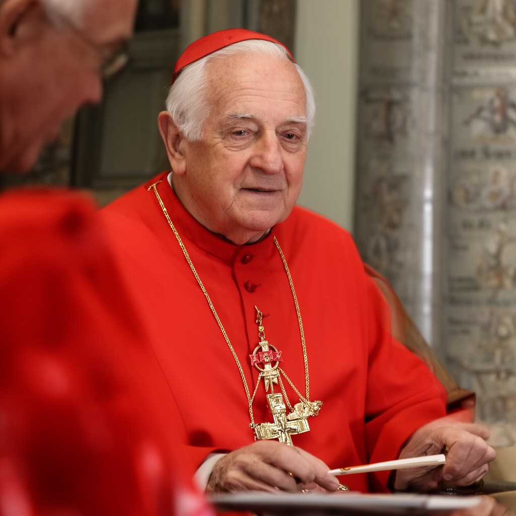 AI-generated illustration of Cardinal Godfried Danneels