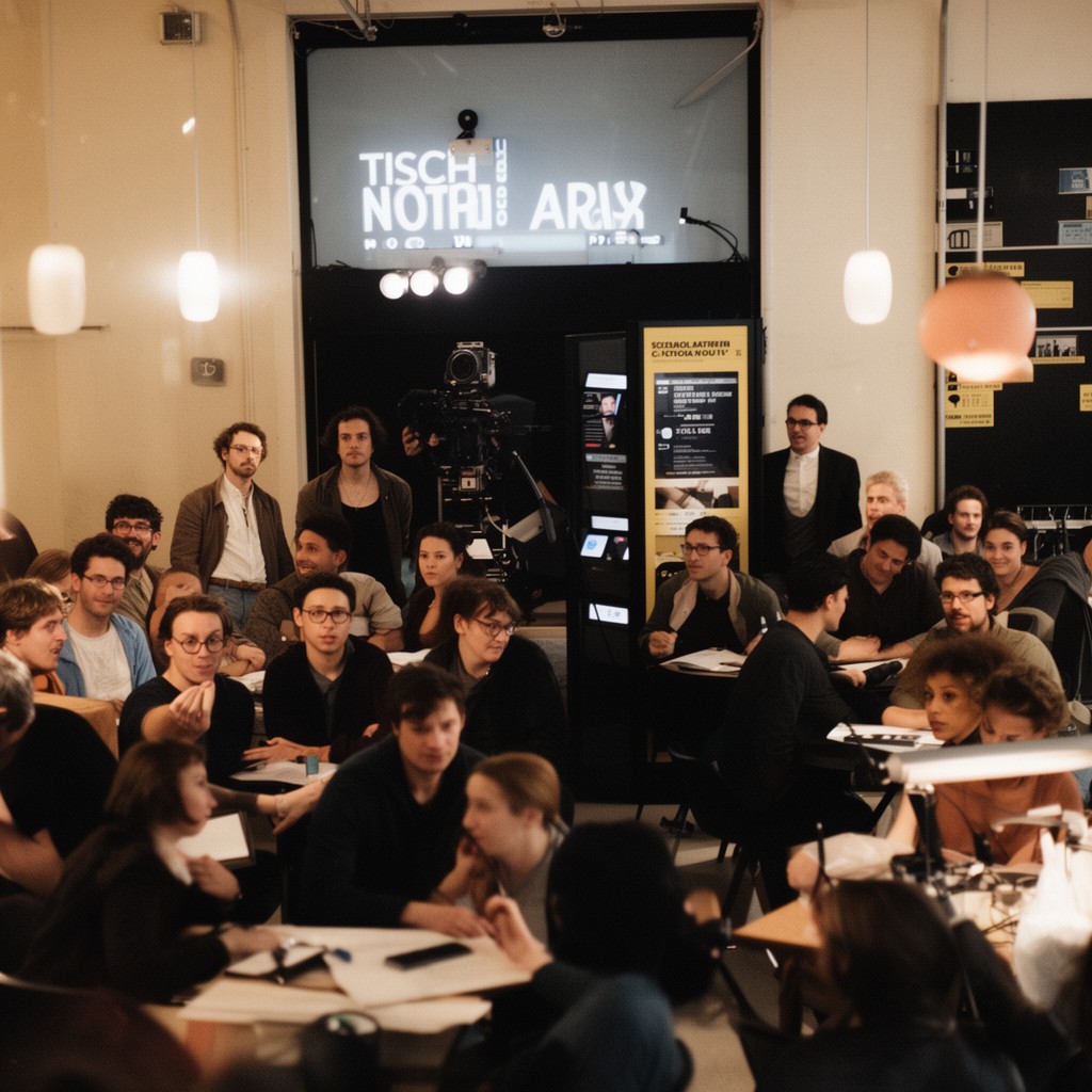 AI-generated illustration of Tisch School of the Arts