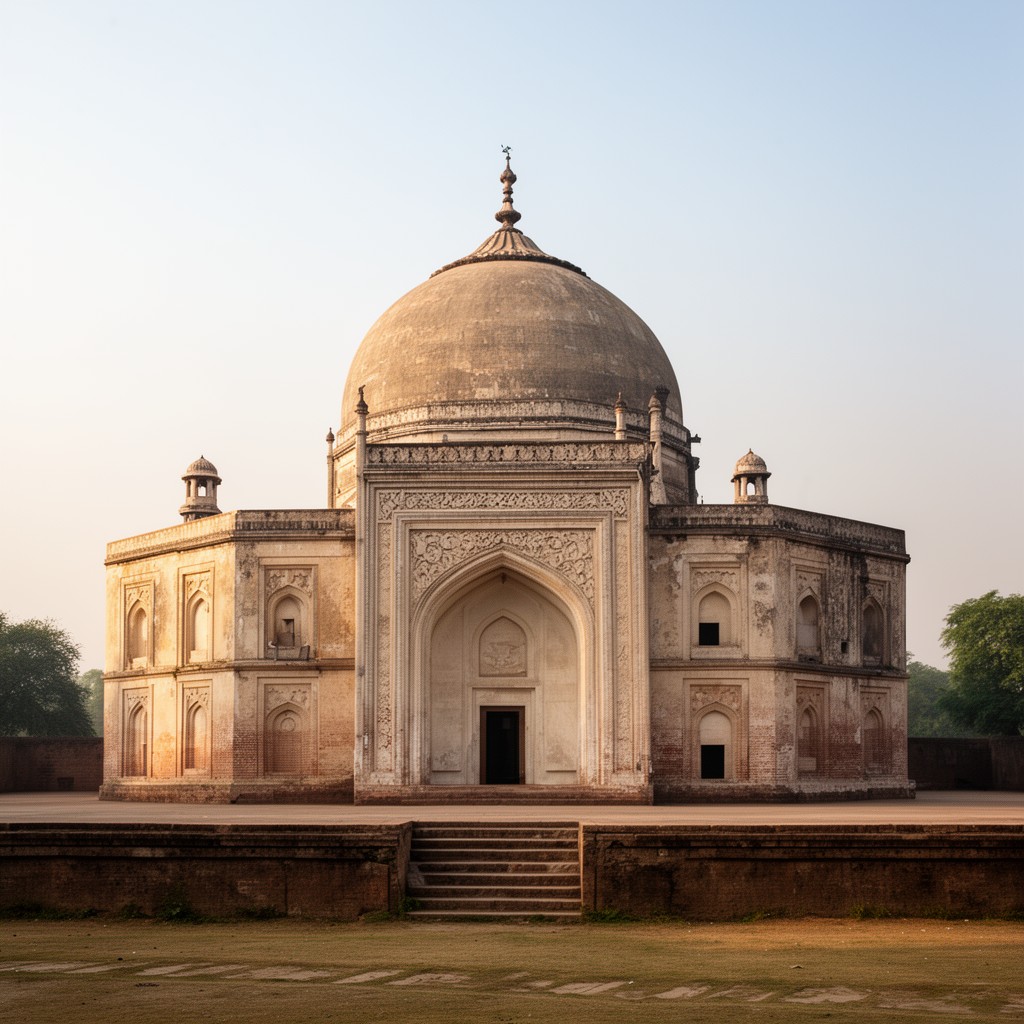 AI-generated illustration of Mausoleum of Aurangzeb