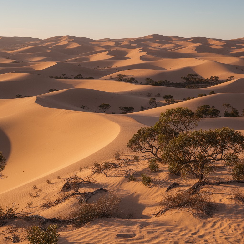 AI-generated illustration of Great Sandy Region
