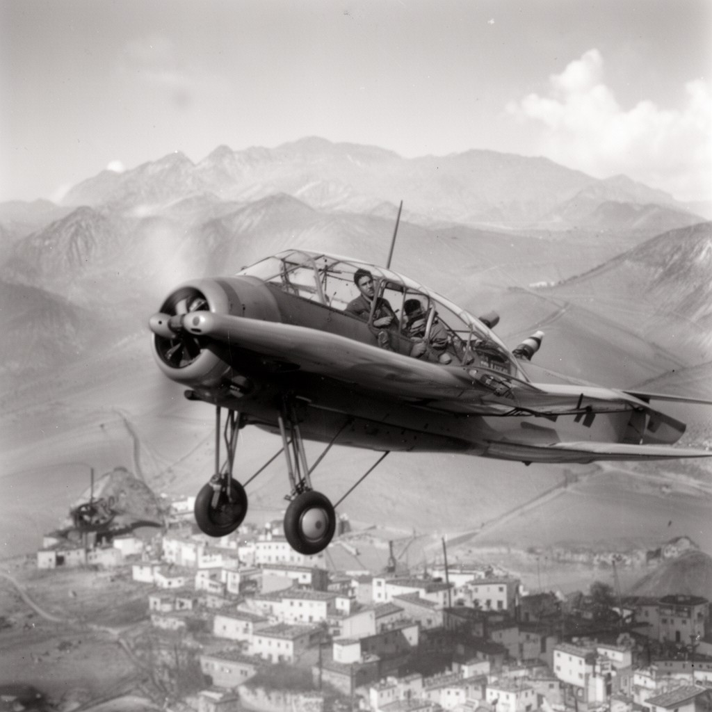 AI-generated illustration of Spanish Republican Air Force
