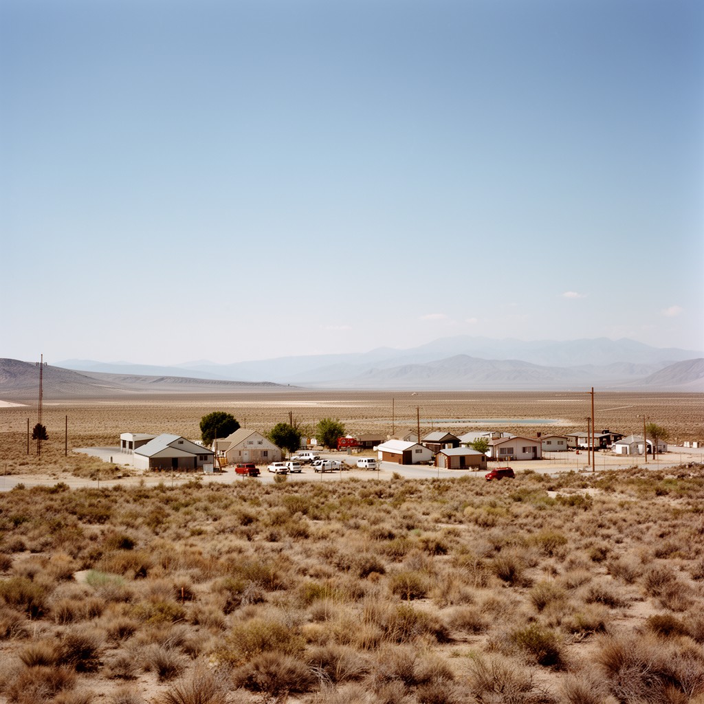 AI-generated illustration of Dyer, Nevada