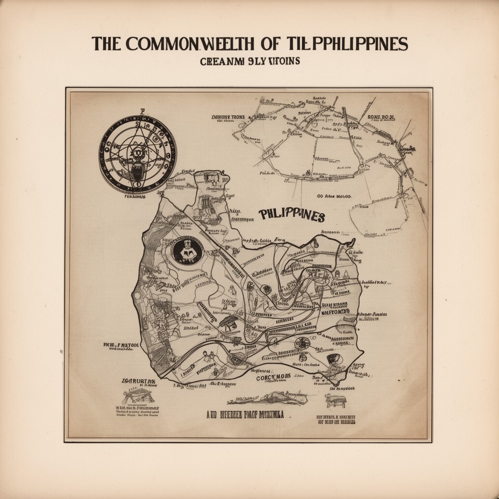 AI-generated illustration of Commonwealth of the Philippines