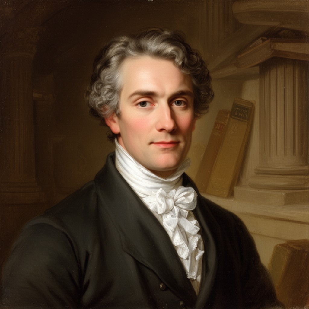 AI-generated illustration of William Adam the Younger