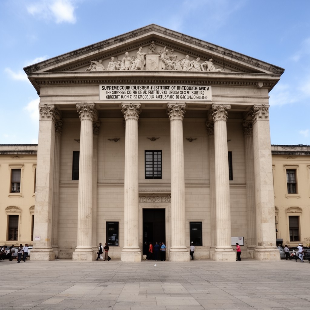AI-generated illustration of Supreme Court of Justice of Guatemala