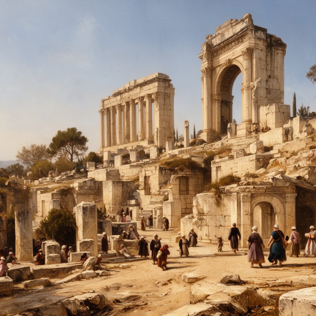 AI-generated illustration of Antioch on the Orontes